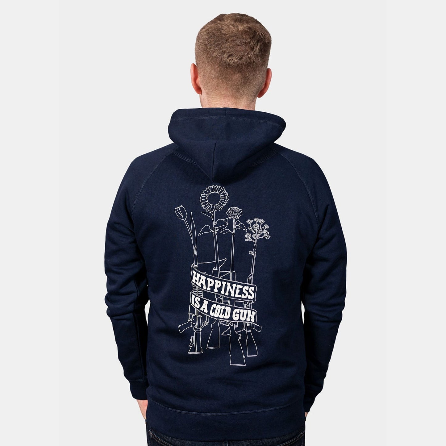 Happiness is a cold Gun Hoodie